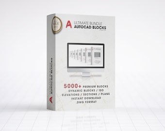Ultimate AutoCAD Blocks BUNDLE | CAD Blocks | 2D Drawings | Kitchen AutoCAD Blocks | AutoCAD Detail Blocks | Dynamic AutoCAD Blocks