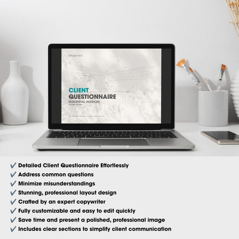 Interior Design CLIENT QUESTIONNAIRE Template | Canva | Powerpoint ...