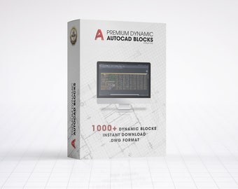 Bloques Dinámicos Premium de AutoCAD / Bloques CAD / Dibujos 2D / Bloques de AutoCAD para Cocina / Bloques de Detalles de AutoCAD / Bloques Dinámicos de AutoCAD