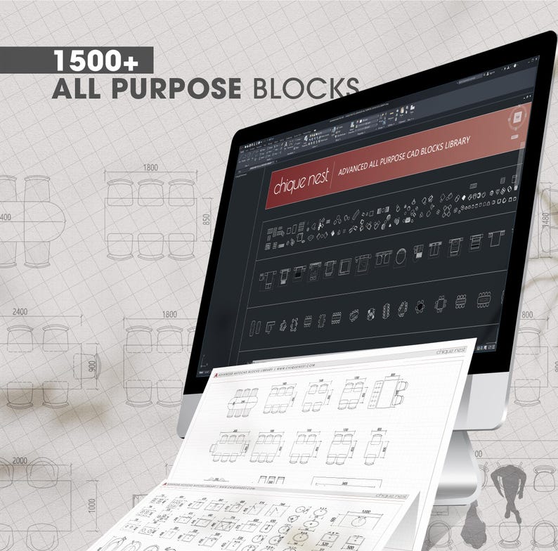 All Purpose Furniture Blocks | CAD Blocks | 2D Drawings | Living Room ...