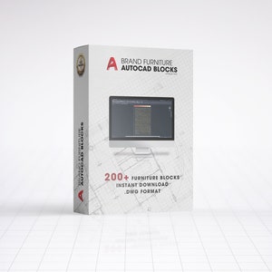 AutoCAD Brand Furniture Living Room Blocks  | CAD Blocks | 2D Drawings | Living Room AutoCAD Blocks | Furniture AutoCAD Blocks