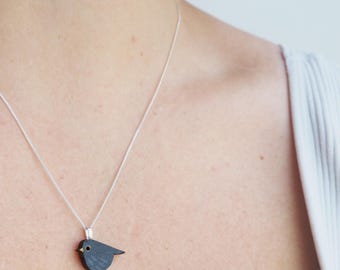 Sterling Silver Blackbird - Etsy Canada
