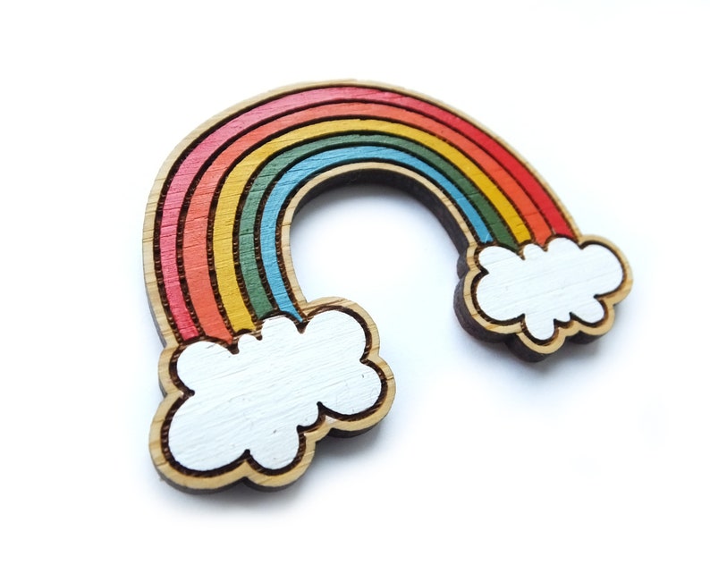 Broche Sunburst En Cristal Texturé - Arc-en-Ciel Bleu - Neuf Sans Emballage