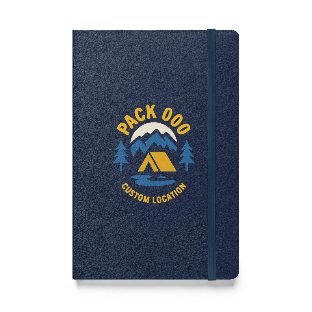 Scouting Notebook Label Custom Scout Pack Journal – Personalized Hardcover Notebook - Etsy