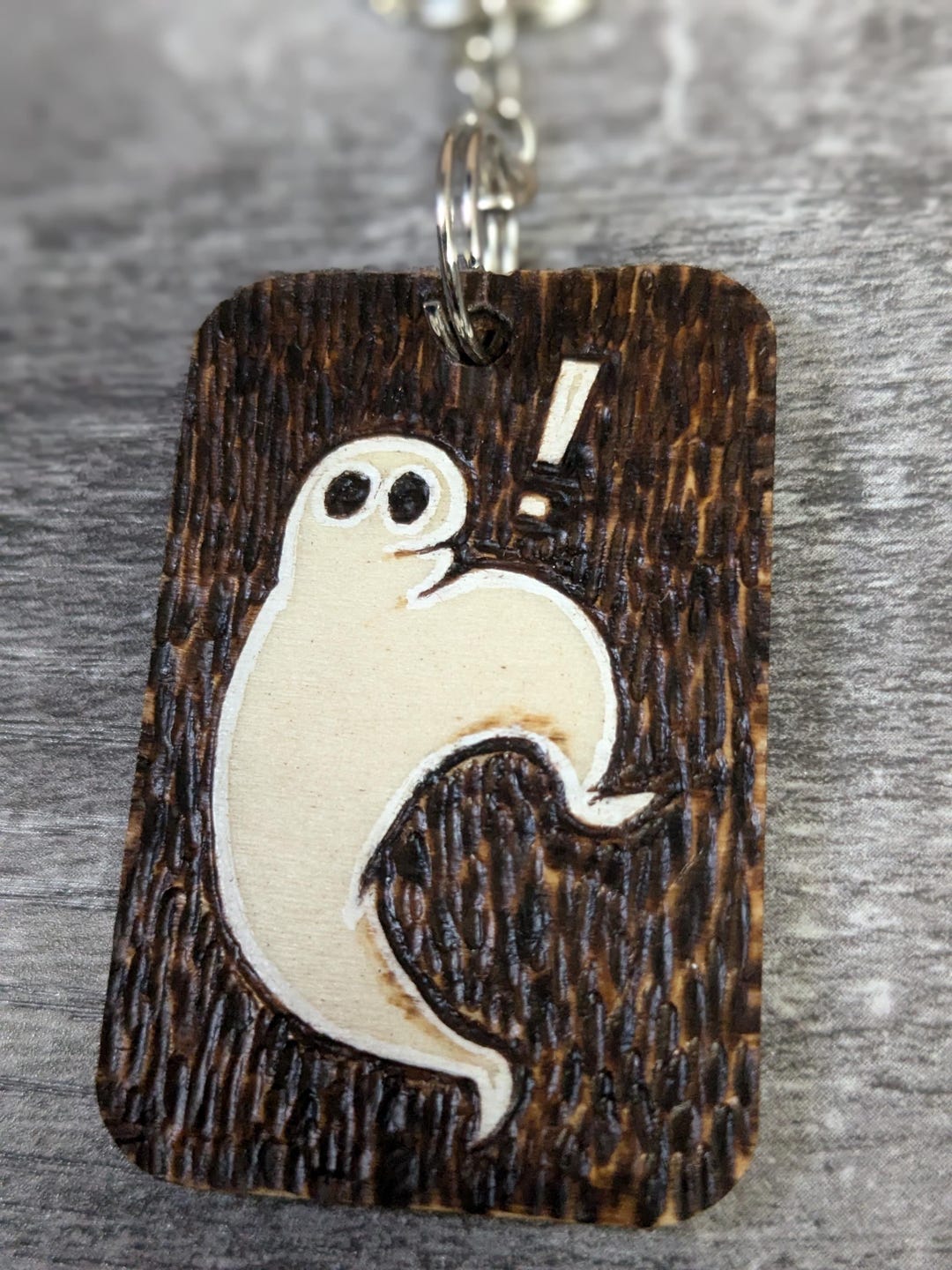 Fresno Night Walker Pyrography Art Keychain - Etsy