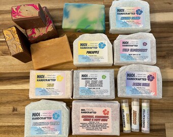 Destash Lot - Handcrafted Soap - Okinawan Sea Salt Hawaiian Cane Sugar Mother's Day