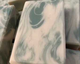 Tree Farm - Handcrafted Soap Bar - 5.5+oz - Okinawa Sea Salt - Holiday Christmas