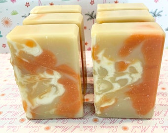 Pumpkin Apple Butter - Handcrafted Soap Bar - 4.5+oz - Okinawa Sea Salt