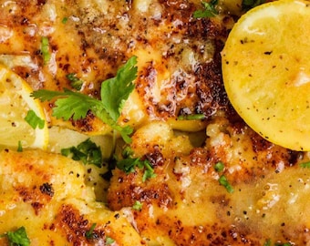 Delicious Lemon Chicken And Rice Digital Download Recipe With Shopping List And Cooking Instructions