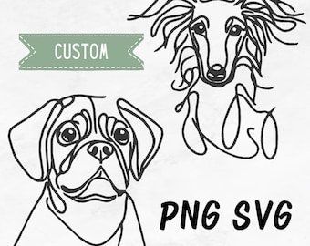 Custom PNG SVG Dog Design
