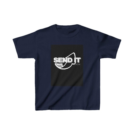 Adventure Awaits Kids Tee, Perfect for Play Dates, Gift for Young Adventurers, Everyday Casual Tee, Summer Fun Shirt, SEND IT Now Design