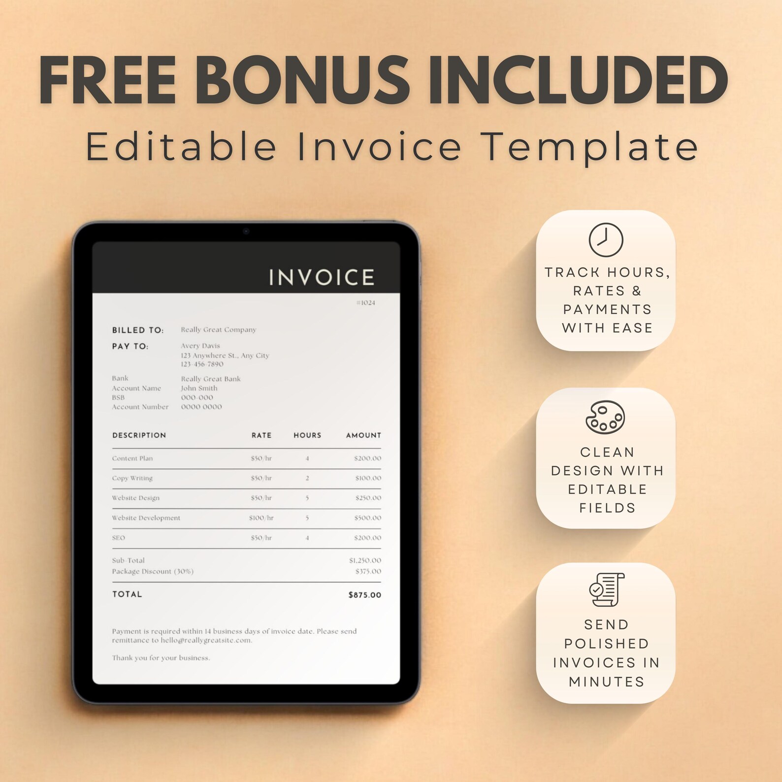 UX UI Design Contract Template: Editable Client Agreement (canva ...
