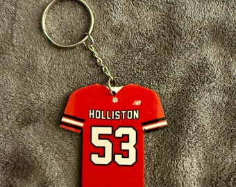 Football Jersey and Cheer Keychain
