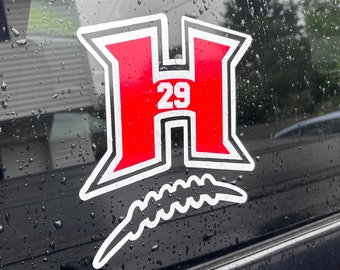 Holliston Football Car Sticker