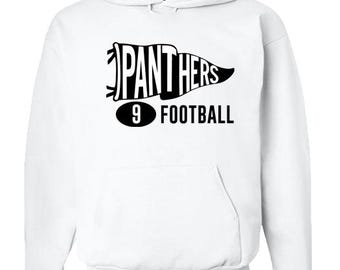 Panther Football Pennant Sweatshirt and T-Shirt