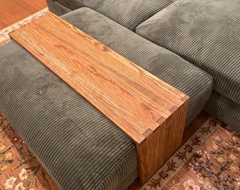 Hardwood Ottoman Coffee Table: Custom Size, Living Room Furniture