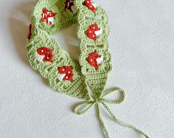 Crochet Mushroom Headband Pattern | Cottagecore Hair Accessory | PDF Tutorial