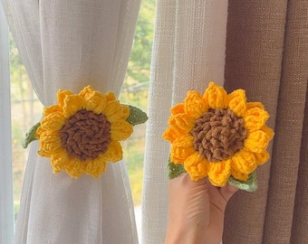 Crochet Sunflower Hanging Pattern | Boho Floral Wall Decor (PDF Pattern)