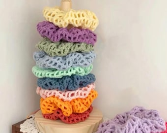 Crochet Scrunchie Pattern: Easy Hair Tie Tutorial (Instant Download PDF)