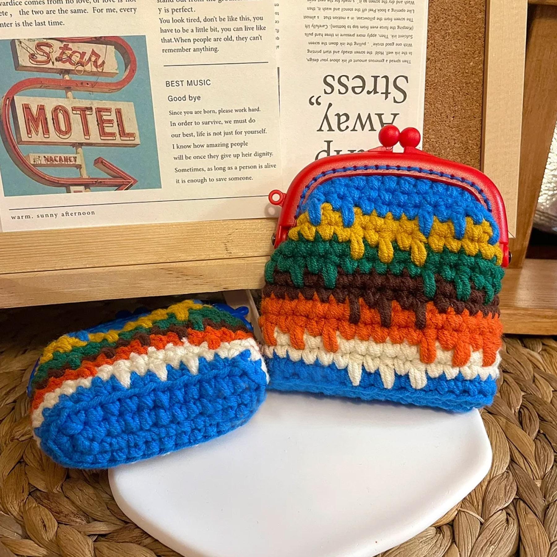 Crochet Clutch Bag Pattern: Kiss Lock Frame Pouch (PDF Tutorial
