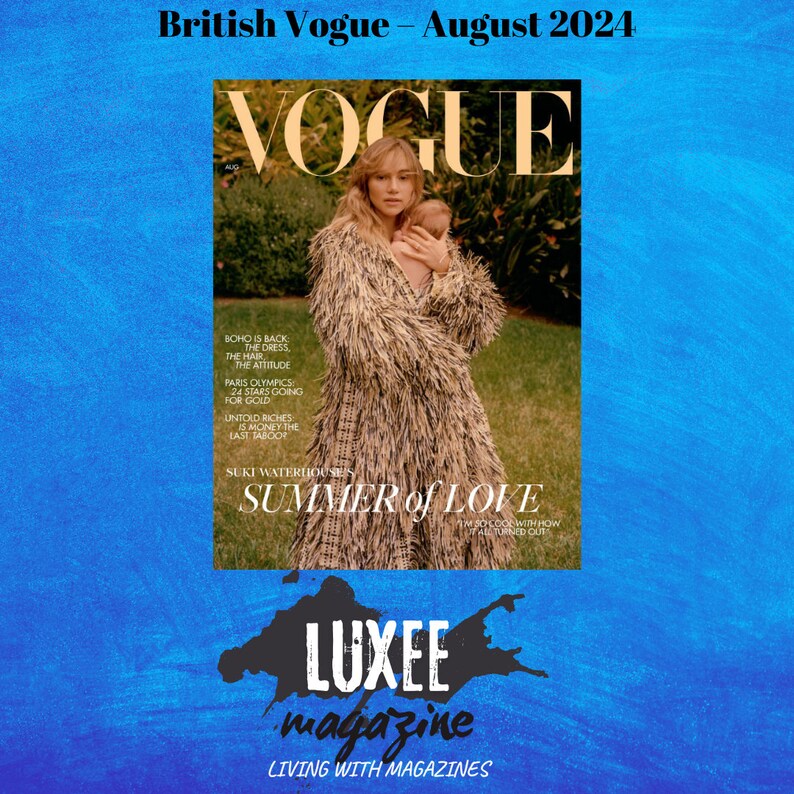 British Vogue August 2024 Etsy