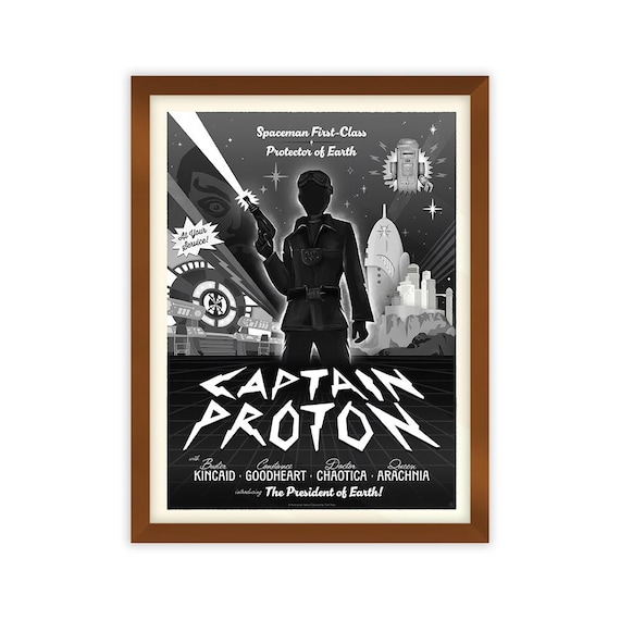 Star Trek Captain Proton Advertisement Poster Original Artwork - Etsy