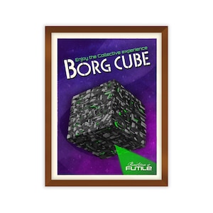 Star Trek - Borg Collective Travel Advertisement Poster Original Artwork
