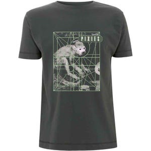 PIXIES Monkey Grid Band T-shirt