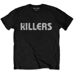 T-shirt The Killers Avec Titres De Chansons - Taille Unique, Noir, Neuf Avec étiquettes - Cadeau Fan