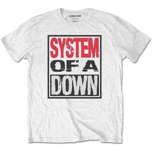 T-shirt con band "SISTEMA DI UN DOWN Triple Stack Box"