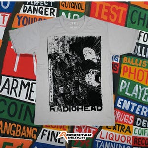 RADIOHEAD Scribble Band T-shirt