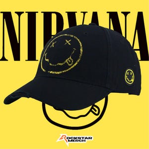 Gorra con banda de cara feliz NIRVANA