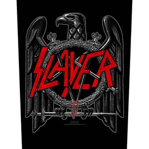 SLAYER Black Eagle Band Back Patch