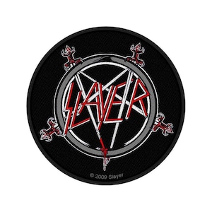 SLAYER Pentagram Band Patch