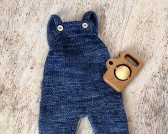 Overalls, Knit Baby Clothes, Christmas Gifts, Newborn Gift,