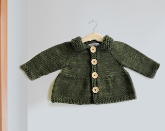 Baby Jacket, Winter Coat, Chunky Knit, Baby Christmas Gift,
