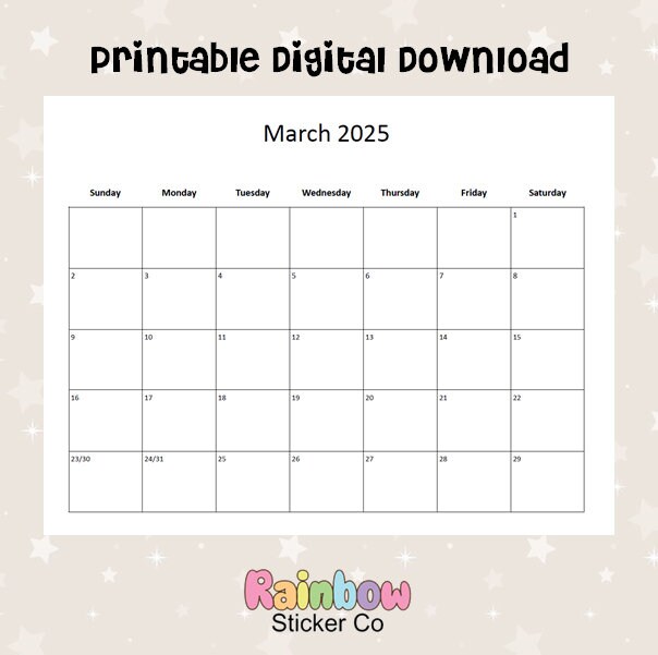 printable-march-2025-monthly-calendars-minimalist-design-editable-march-monthly-printable-calendar-digital-file-etsy
