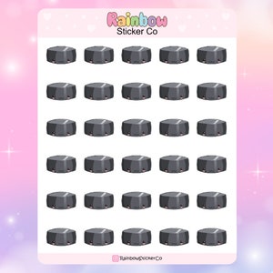Hockey Planner Stickers, Cute Kawaii Sports Stickers, Hockey Practice Stickers, Hockey Game Stickers