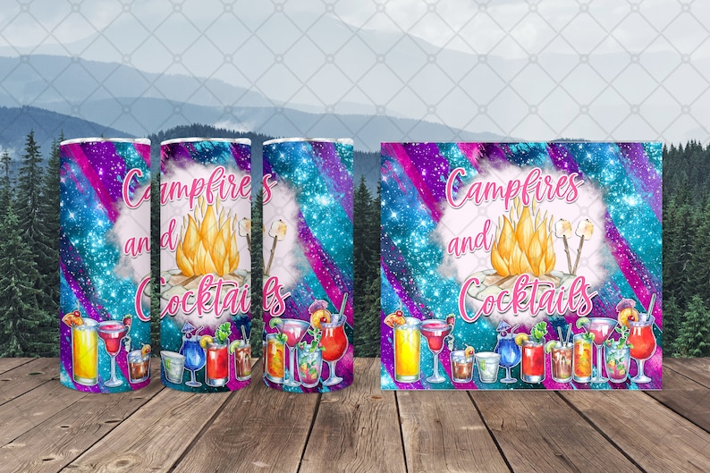 WhatASaltyMug Campfires & Cocktails Tumbler - Thumbnail 5
