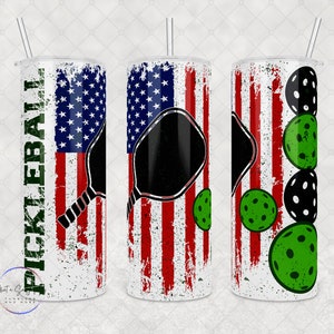 Pickleball Enthusiast Custom Tumbler, 20oz or 30oz Tumbler, Great Gift for Players