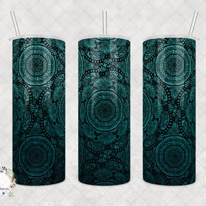 Personalized Hidden Swear Word Mandala Tumbler - Unique Stress Relief Gift for Friends (20/30 oz)