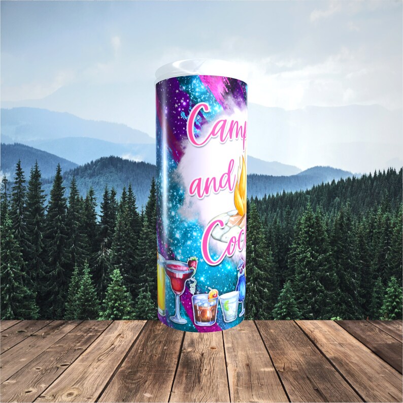 WhatASaltyMug Campfires & Cocktails Tumbler