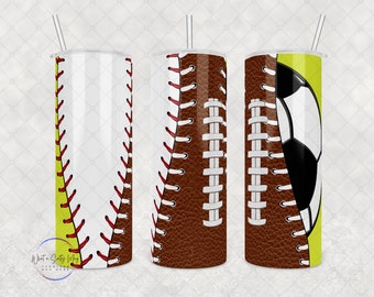 Multisportsmugg: Anpassad baseboll, fotboll, fotboll och softboll, 590 ml/910 ml