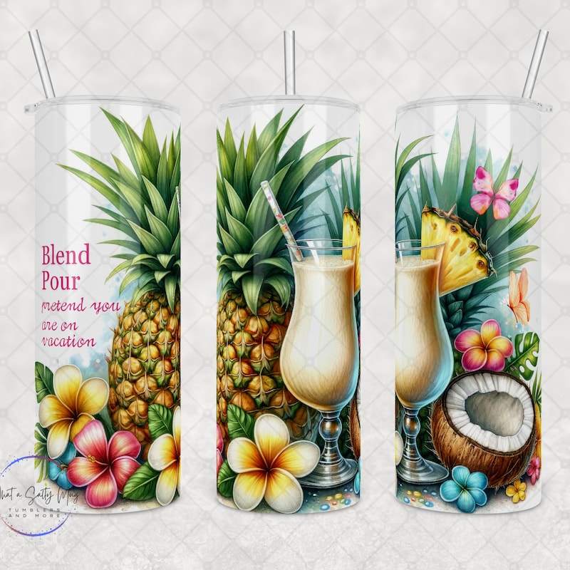 Pina colada becher - Etsy.de