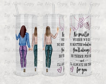 Personalisierter Bestie Becher: Edelstahl BFF Geschenk, 20oz/30oz