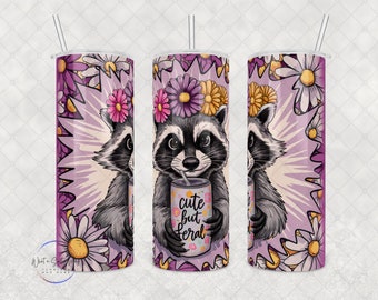 Wilder Waschbär Edelstahlbecher - 20oz / 30oz Reisebecher