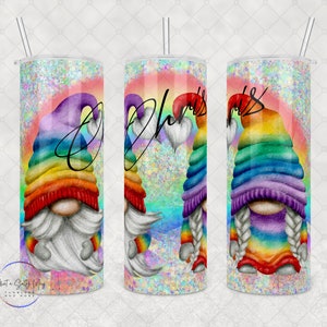 Kundenspezifischer Regenbogen-Zwergbecher - 20 Unzen oder 30 Unzen personalisierte Tasse, lustiges Geschenk für alle Gelegenheiten
