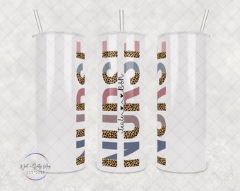 Vaso de enfermera personalizado - Taza de viaje de acero inoxidable, regalo para el cuidado de la salud