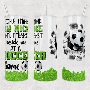 Funny Soccer Mom Tumbler: 20oz/30oz Stainless Steel Travel Mug