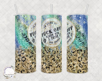 Vaso con divertidas palabras malsonantes: regalo de acero inoxidable de 20 oz y 30 oz